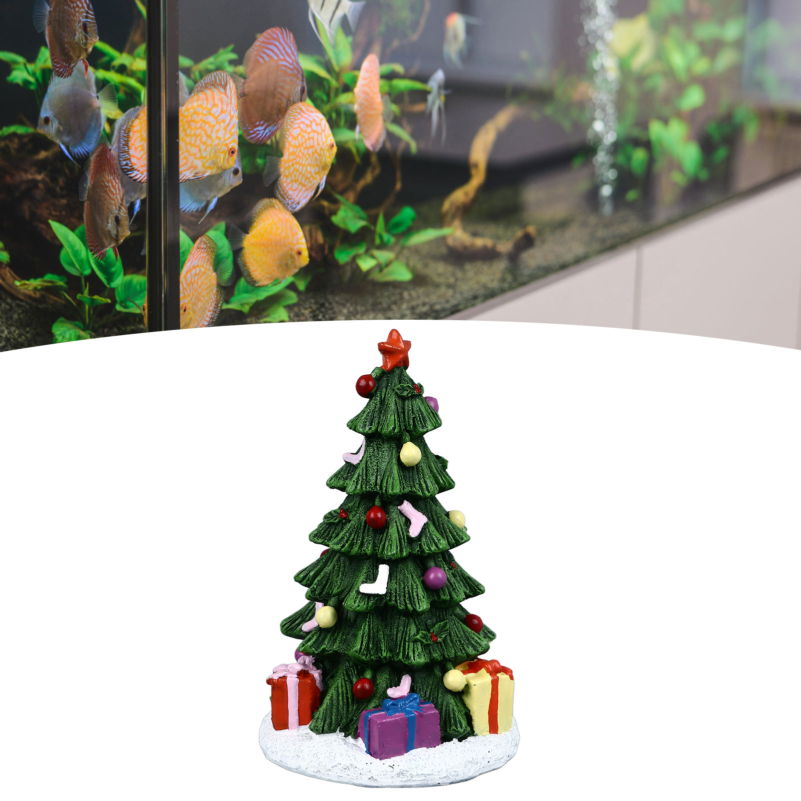 ZK20 Christmas Fish Tank Ornam - Aquarium Planted Substrate ulasan dan harga