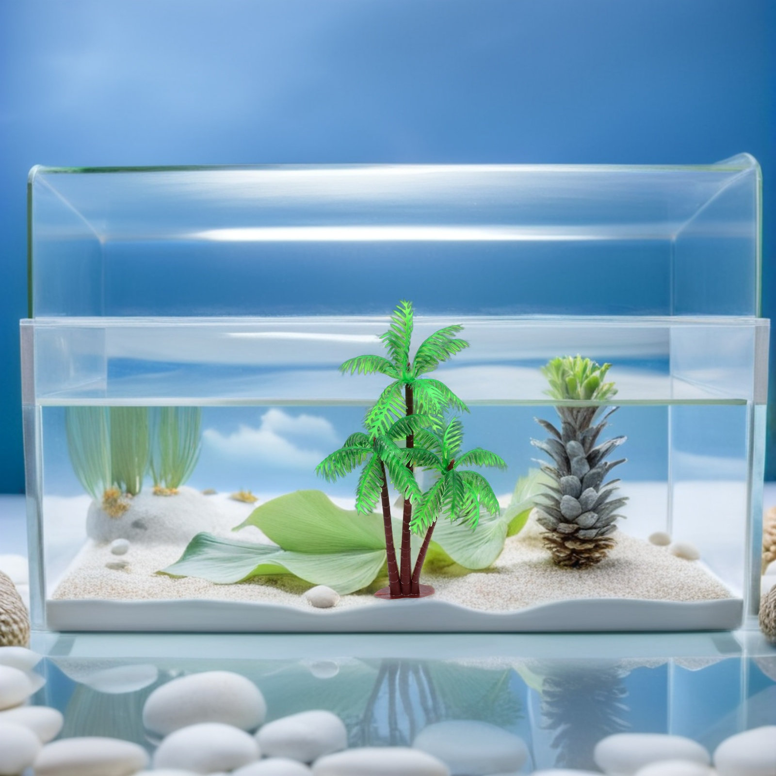 25pcs Artificial Coconut Faux  - Planted Aquarium Mini ulasan dan harga