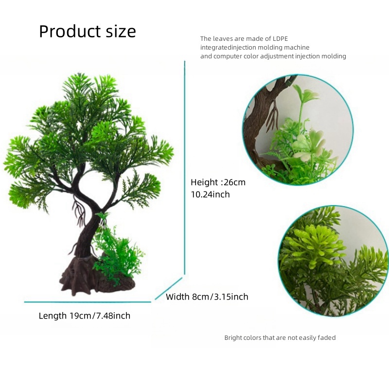 Fish Tank DIY Artificial Aquar - Aquarium Planted Substrate ulasan dan harga