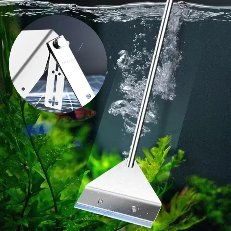 Fish Tank Cleaning Tool Flat S - Planted Aquarium Cleaning ulasan dan harga