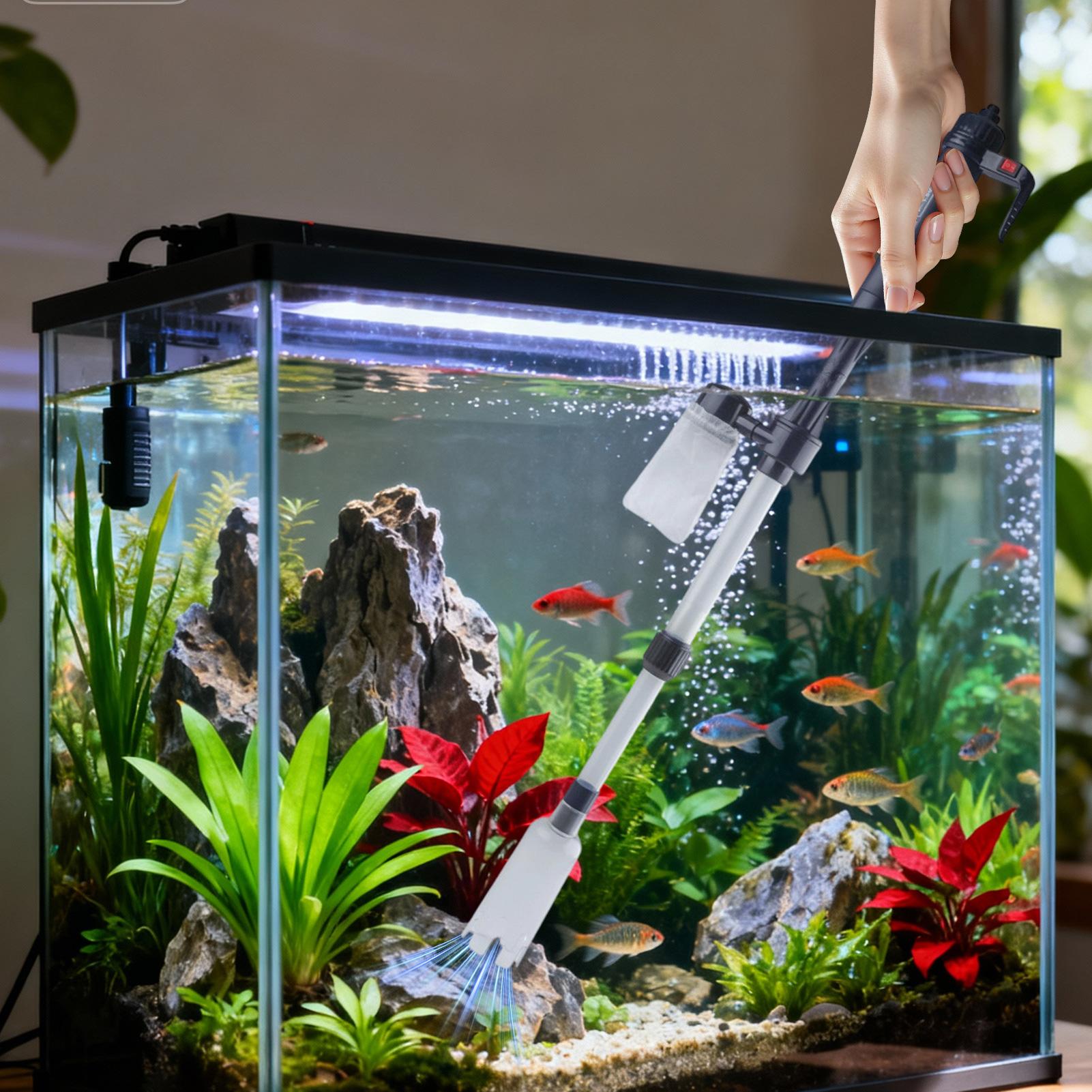Aquarium Vacuum Gravel Cleaner - Planted Aquarium Cleaning ulasan dan harga