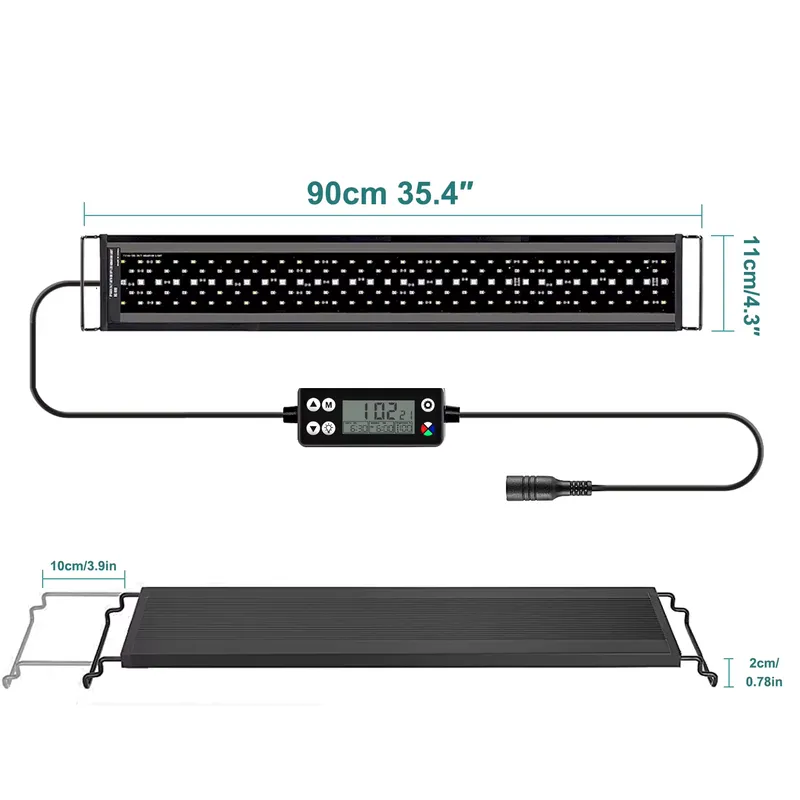 SIROKA SRK-YFT 90 cm Full Spec - Aquarium Planted Tank Light ulasan dan harga