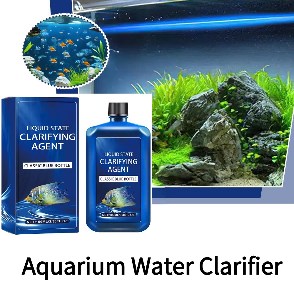 Aquarium Water Clarifier 100ml - Planted Aquarium Cleaning ulasan dan harga