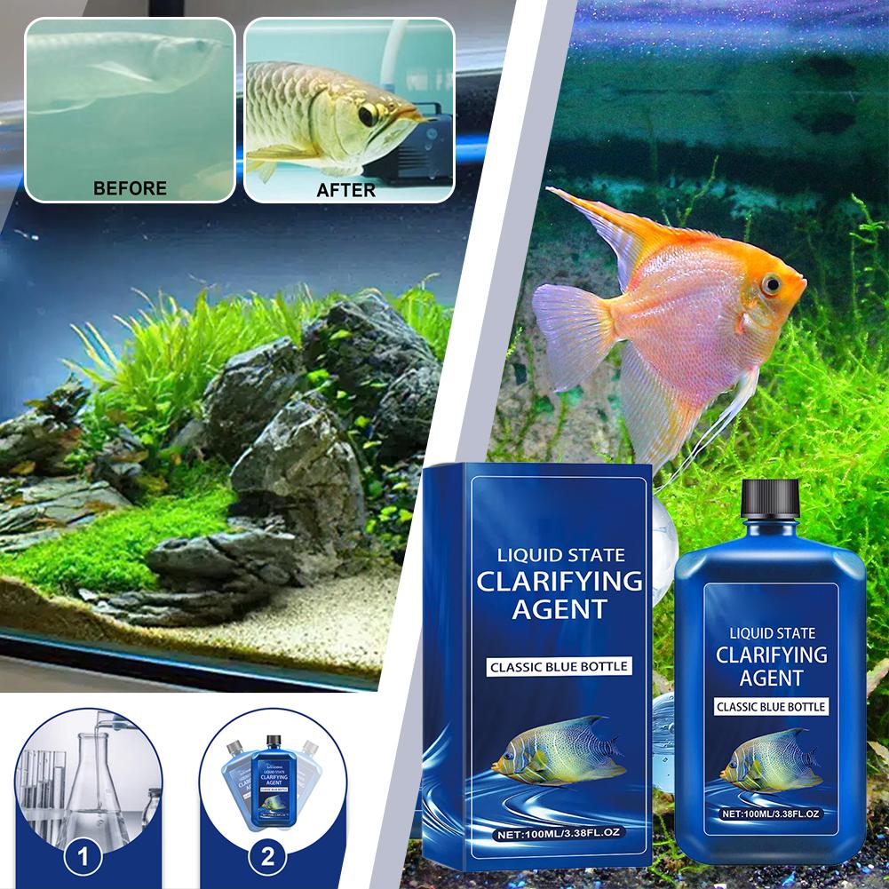 Aquarium Water Clarifier 100ml - Planted Aquarium Cleaning ulasan dan harga